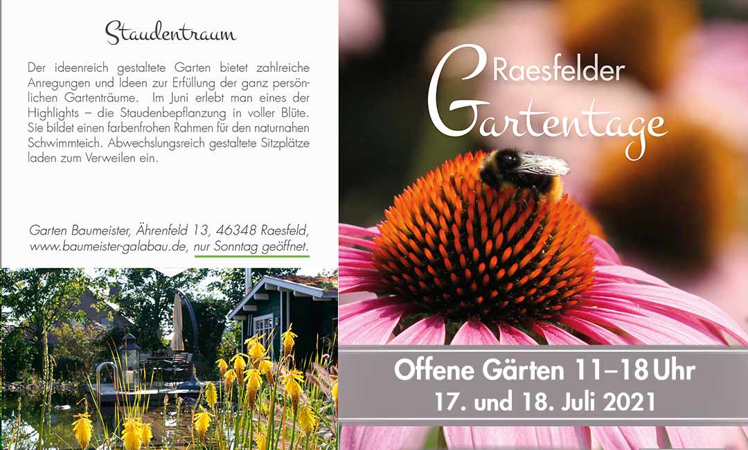 Gartentage in Raesfeld, Garten Baumeister